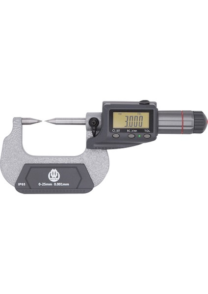 217-6162 50-75MM IP65 Sivri Uçlu Dijital Mikrometre