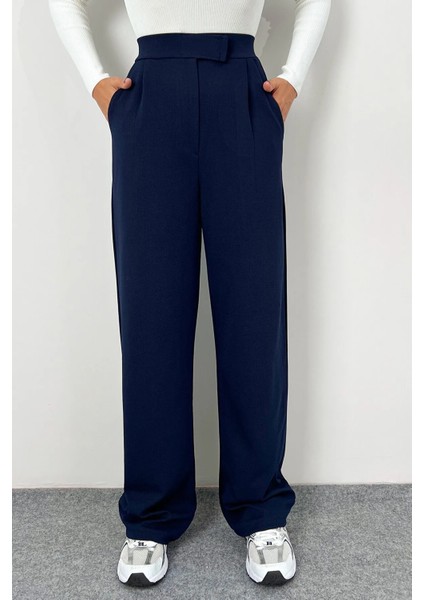 Kadın Likralı Cırt Kapamalı Palazzo Pantolon fiyatları