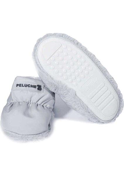 Grey Parachute Child Slipper Çocuk Günlük Ev Pandufu Par-Cgı Gri