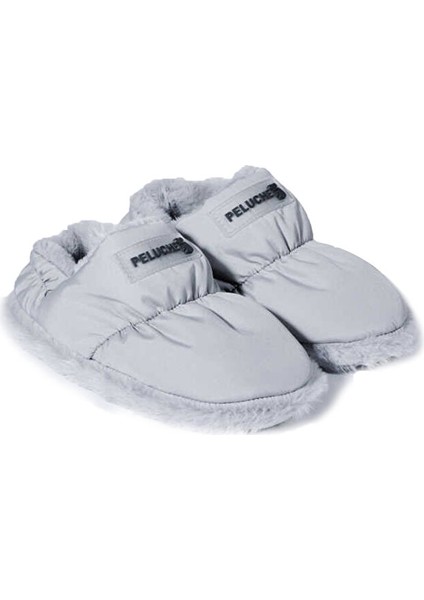 Grey Parachute Child Slipper Çocuk Günlük Ev Pandufu Par-Cgı Gri