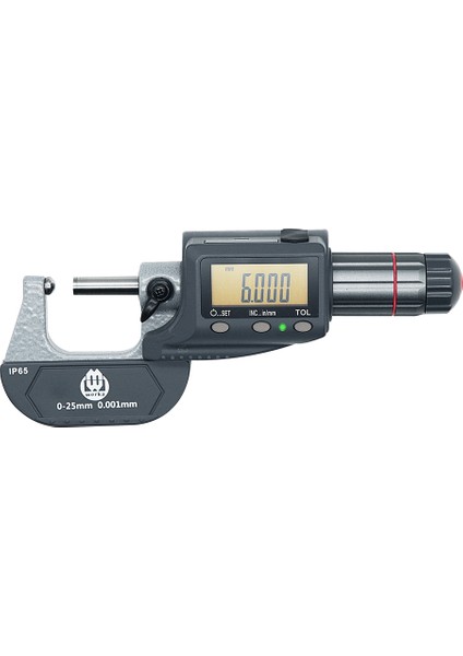 217-6117 25-50MM IP65 Boru Et Kalınlığı Dijital Mikrometre