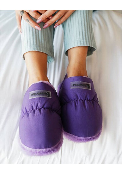 Purple Parachute Women Slipper Kadın Günlük Ev Pandufu Par-Kmr Mor