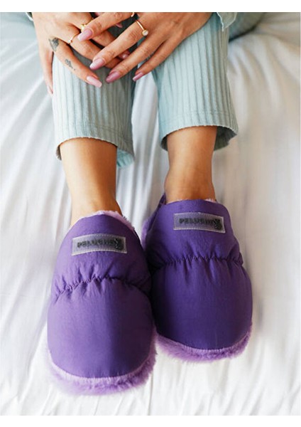 Purple Parachute Women Slipper Kadın Günlük Ev Pandufu Par-Kmr Mor
