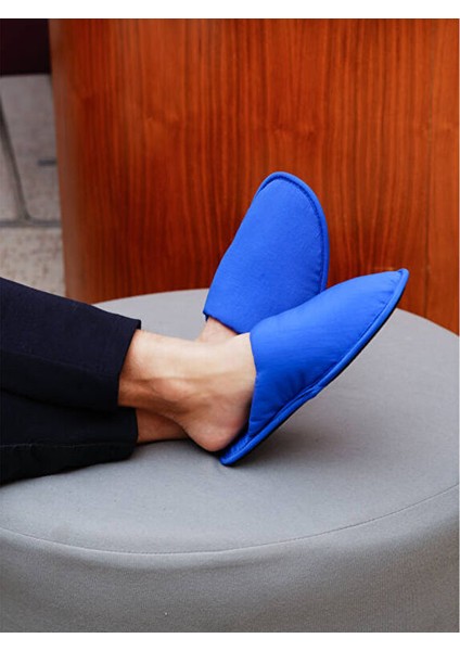 Saks Blue Parachute Canak Slipper Erkek Ev Terliği Canpar-Esı Mavi