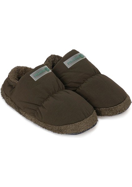 Peluche Khaki Parachute Men Slipper Erkek Günlük Ev Pandufu Par-Ehı Haki