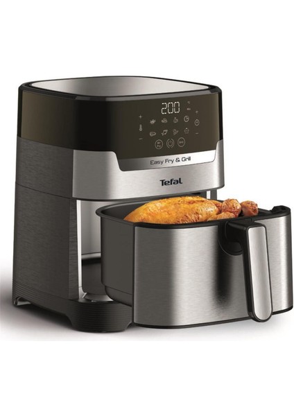 EY505D Easy Fry & Grill Precision+ Yağsız Fritöz Airfryer, 4,2 Litre Kapasite, Hava ile Kızartma & Izgara - 1510002069