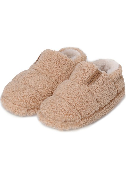 Camel Teddy Women Slipper Kadın Günlük Ev Pandufu Ted-Kcl Krem