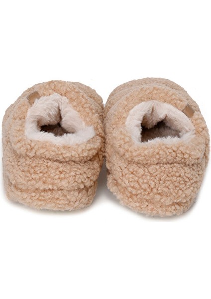 Camel Teddy Women Slipper Kadın Günlük Ev Pandufu Ted-Kcl Krem