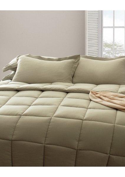Mona Tek Kişilik Comforter Set - Haki modelleri