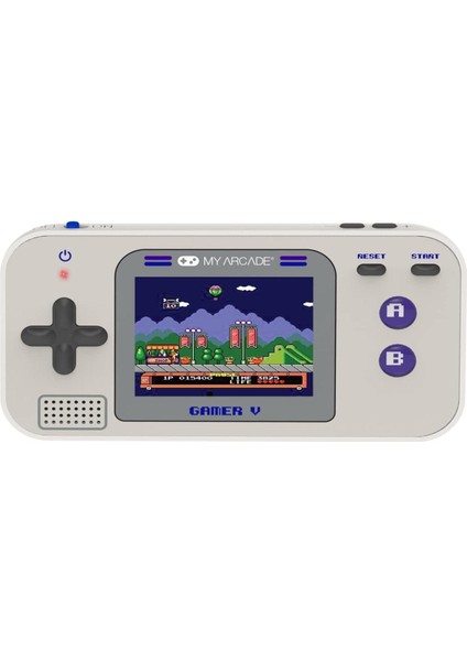 Gamer V Classic Purple: 220 Oyun 2 5" Renkli Ekran Cep Boyutunda Taşınabilir Oyun Sistemi