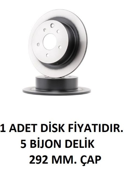 Fren Diski Ön [291.4 mm / 9-8 Mm] Nıssan Altima 2.5; Altima 3.5; Altima 3.5 Coupe