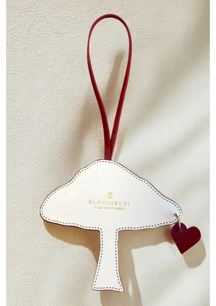 Mushroom Bag Charm -Deri Çanta Aksesuarı