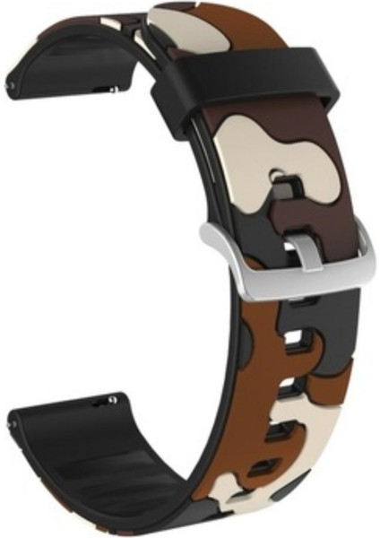 Polar Vantage M Için Kamuflaj Silikon Saat Kordonu (22MM)