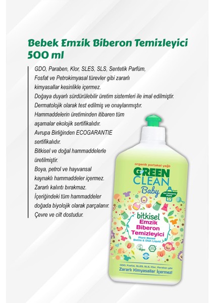 Emzik Biberon Temizleyici 500 ml 5 Al 4 Öde ve Rosie Pamuk