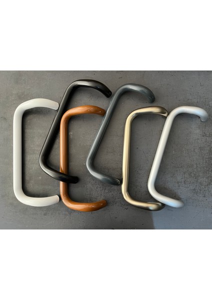 Alüminyum Çift Taraflı Kıvrık Kapı Kolu (20-30-40 Cm)