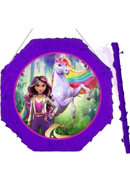 Unicorn Akademi Pinyata 42 cm + Sopası