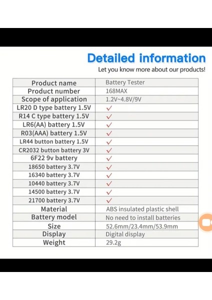 Pil Ölçer Pil Test Cihazı