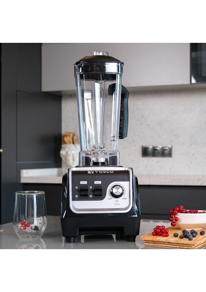 Bar Blender Manuel Pro Buz Kırıcılı 2000W 2l