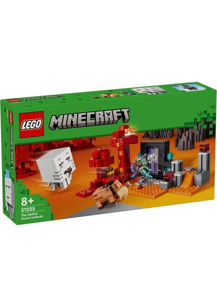 21255 Lego® Minecraft® Nether Geçidi Pususu 352 Parça +8 Yaş