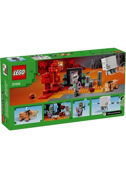 21255 Lego® Minecraft® Nether Geçidi Pususu 352 Parça +8 Yaş fırsatları