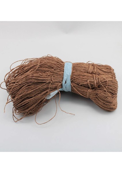 Koyu Taba Renk Çile Kağıt İp Çanta İpi Supla İpi No:34 - (550-600 gr)
