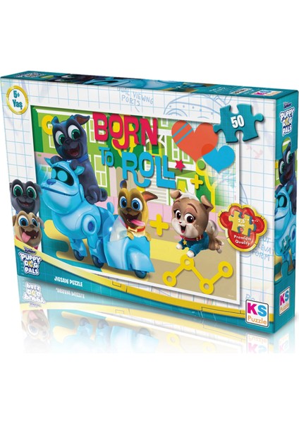 Puppy Dog Pals 50 Parça Puzzle