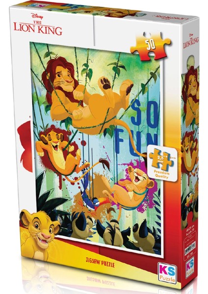 Lion King 50 Parça Puzzle