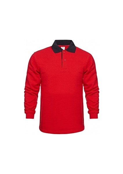 Polo Yaka Sweatshirt