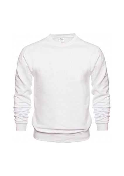 Erkek Sweatshirt Bisiklet Yaka