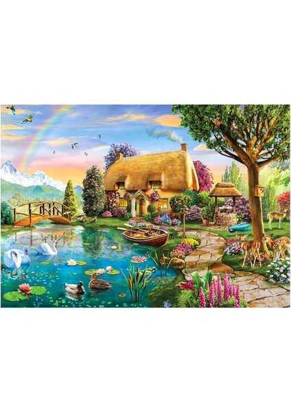 Lakeside Cottage 2000 Parça Puzzle