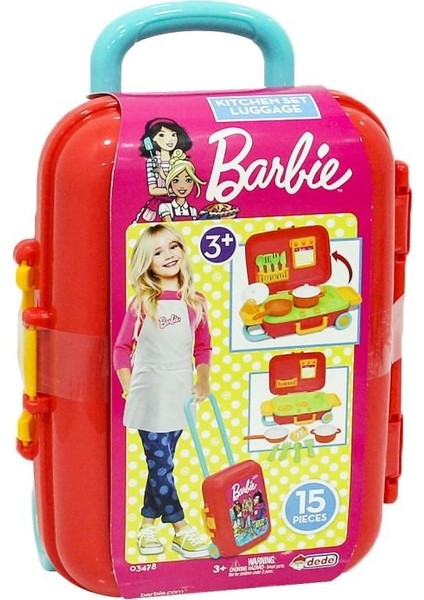 Barbie Mutfak Seti Bavulum