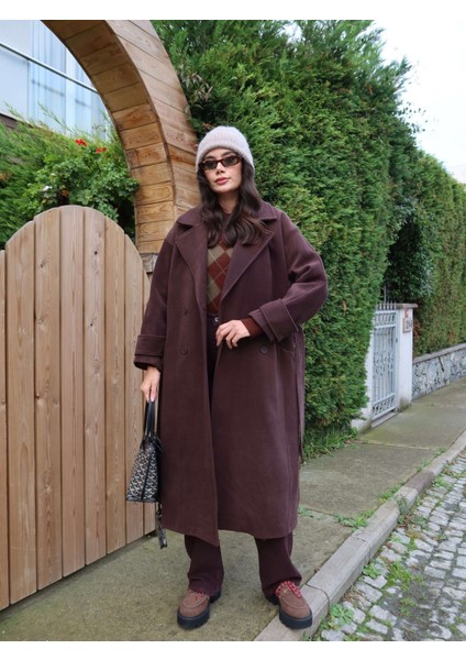 Acı Kahve Yün Karışımlı Premium Blend Kaban fiyatları