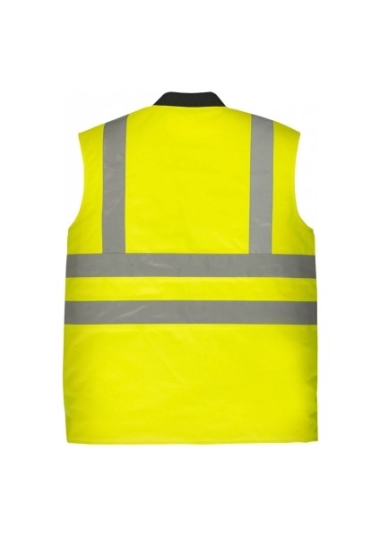 Work Comfort Çift Taraflı Yelek Neon Sarı