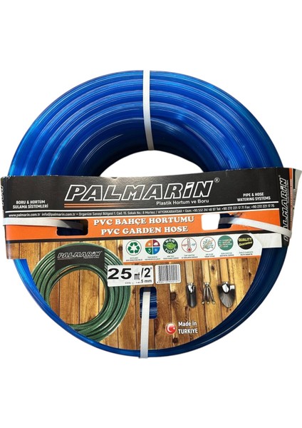 1/2" 25 Metre Silikon Tip Bahçe Hortumu