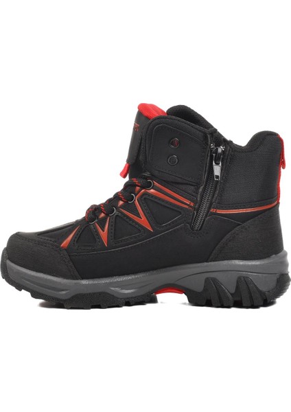 2301-F Siyah-Kırmızı Unisex Çocuk Outdoor Bot modelleri