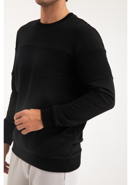 Erkek Üç Iplik Şardonsuz Sweatshirt