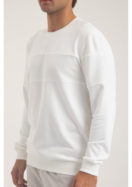 Erkek Üç Iplik Şardonsuz Sweatshirt