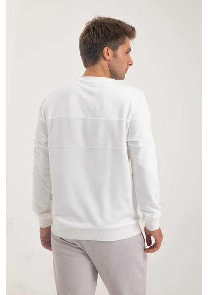 Erkek Üç Iplik Şardonsuz Sweatshirt