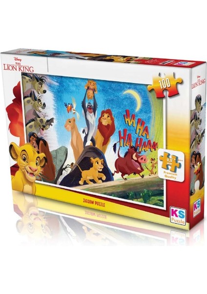 Lion King 100 Parça Puzzle