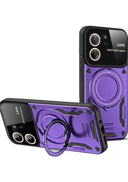 Xiaomi Mi 13T Ile Uyumlu Kılıf Joy Lens Standlı Kapak fırsatları