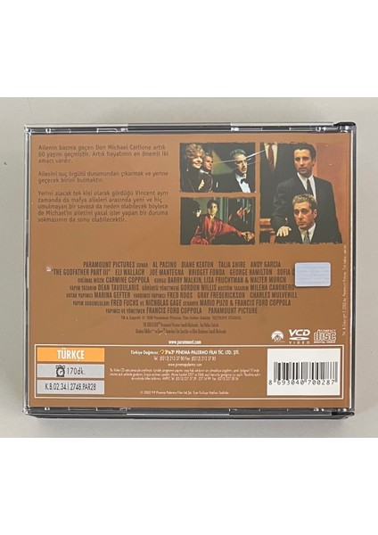 The Godfather Baba Part III 3 CD Set (Orjnal Dönem Baskı 3 Cd) fiyatları