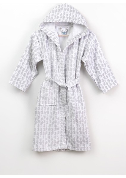 Kapüşonlu Müslin Kumaşından Pamuk Desenli Bebek/çocuk Bornozu Veya Sabahlık fiyatları