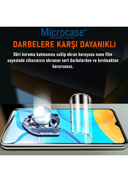 Honor Magic 7 Pro ile Uyumlu Full Tpu Nano Ön Ekran Koruma Filmi - EKM101