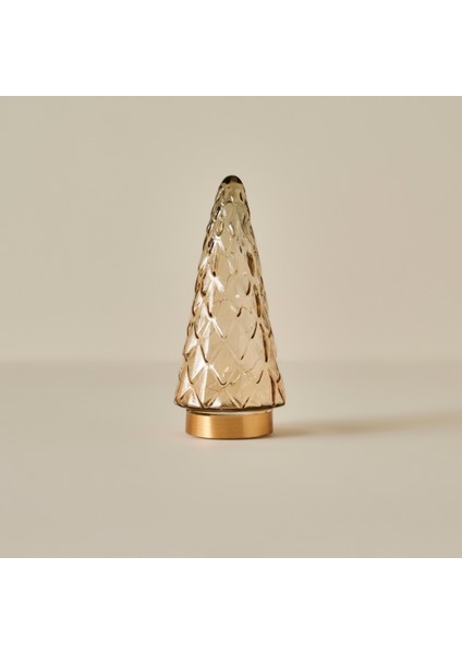 Pine Tree Ledli Aydınlatma Gold (10,5x10,5x2,4 Cm)