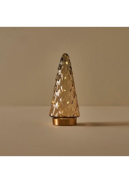 Pine Tree Ledli Aydınlatma Gold (10,5x10,5x2,4 Cm)