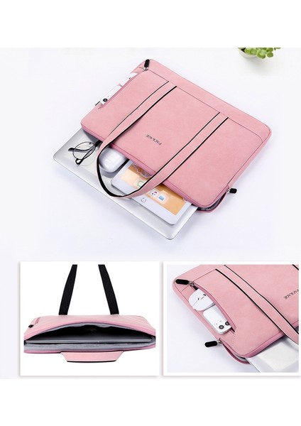 Şoka Dayanıklı Bilgisayar Çantası, Boyut: 15 / 15.4 / 15.6 Inç Pembe (Yurt Dışından) fiyatları