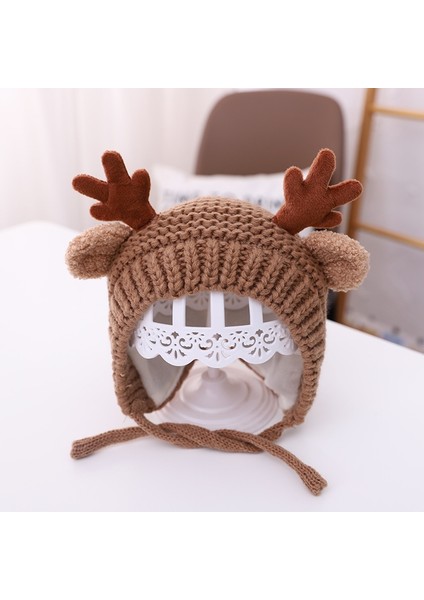 Bebek Yünü Sıcak Şapka Yaklaşık 46-48CM (Yurt Dışından)