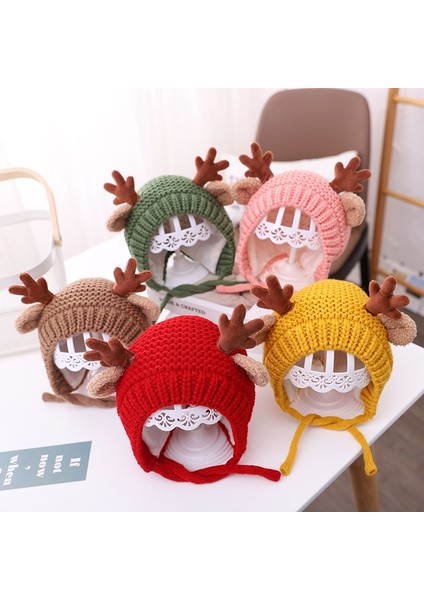 Bebek Yünü Sıcak Şapka Yaklaşık 46-48CM (Yurt Dışından)