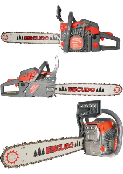 EW-YD06-58 Motorlu Testere Hızar Benzinli Ağaç Kesme Makinesi