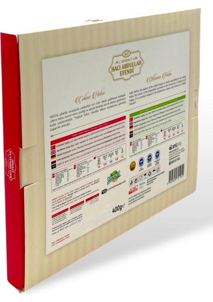 Kastamonu Çekme Helva Sade ve Antep Fıstıklı 400 gr
